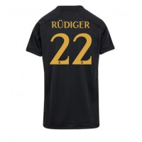 Maglie da calcio Real Madrid Antonio Rudiger #22 Terza Maglia Femminile 2023-24 Manica Corta